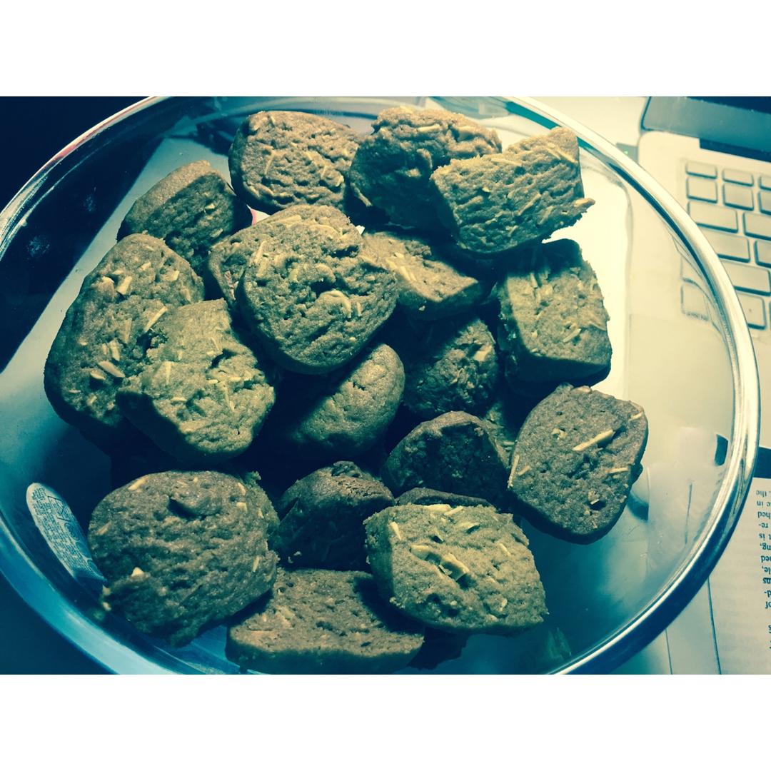 抹茶杏仁曲奇（超快手）