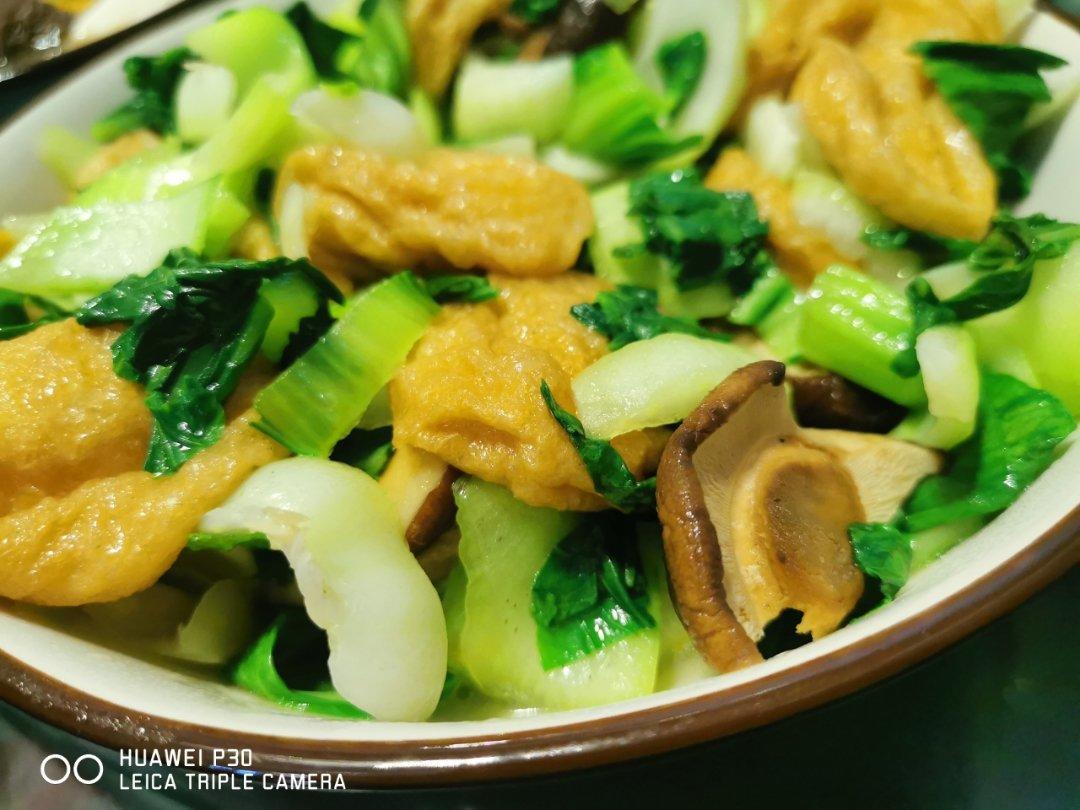 青菜香菇面筋煲🍲
