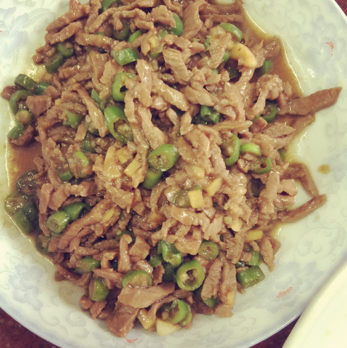 辣炒牛肉粒