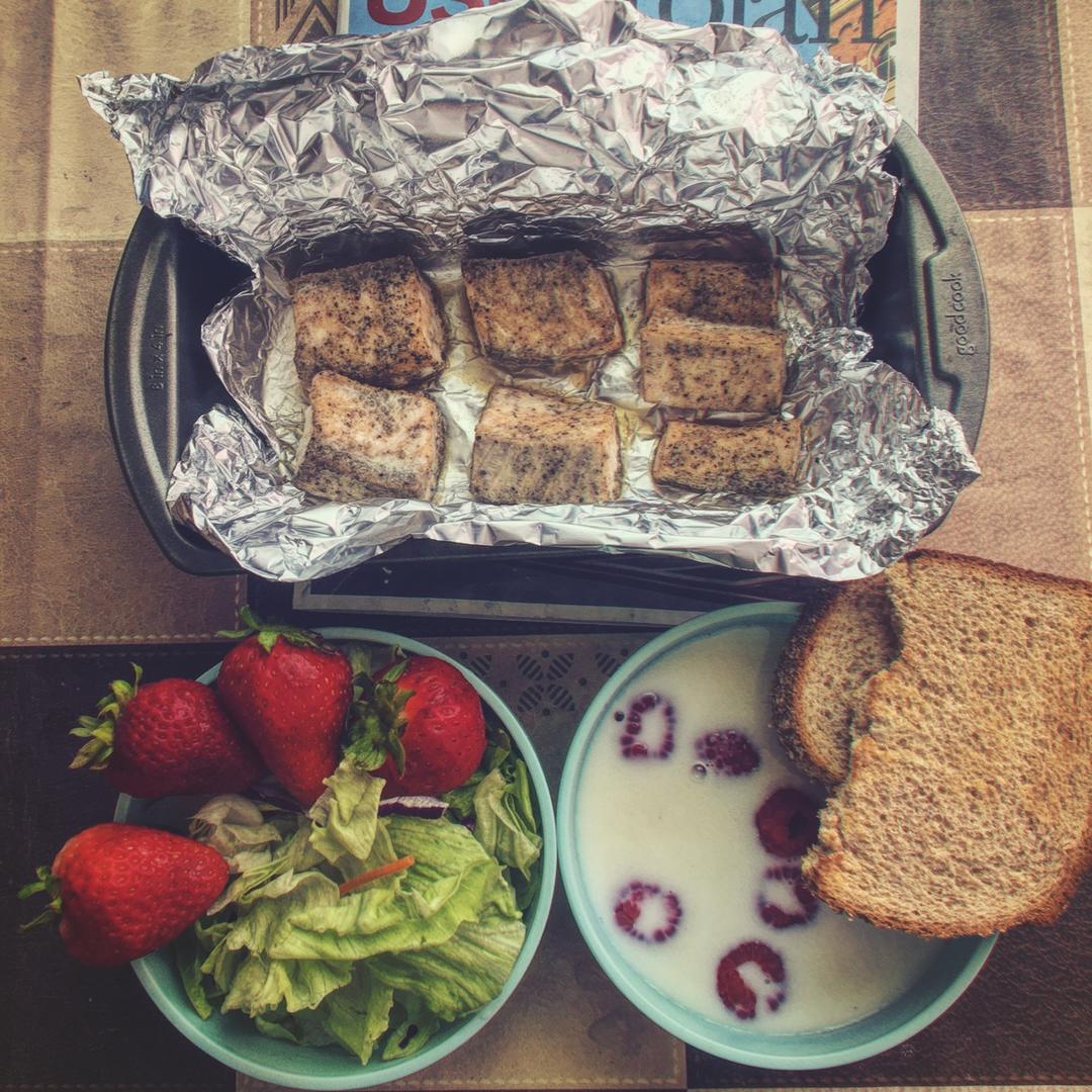 烤三文鱼 简单又好吃