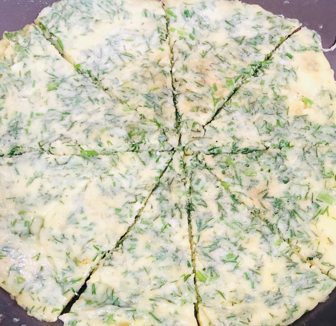 味好美椒盐香菜鸡蛋饼