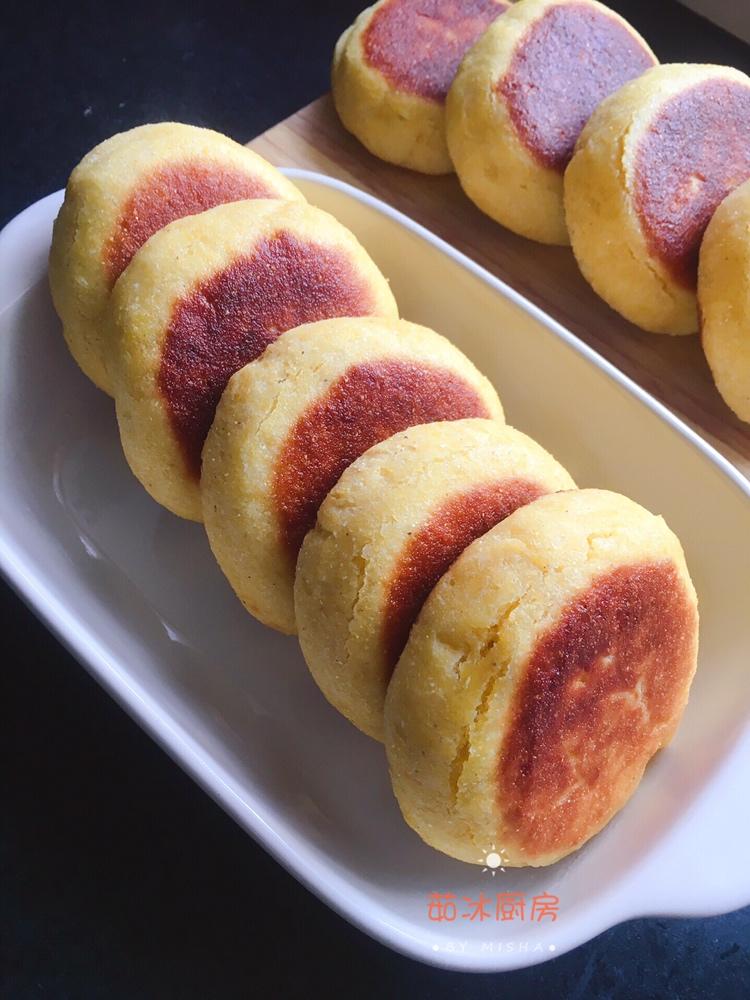 玉米面饼,此方9饼,电饼铛一次煎好