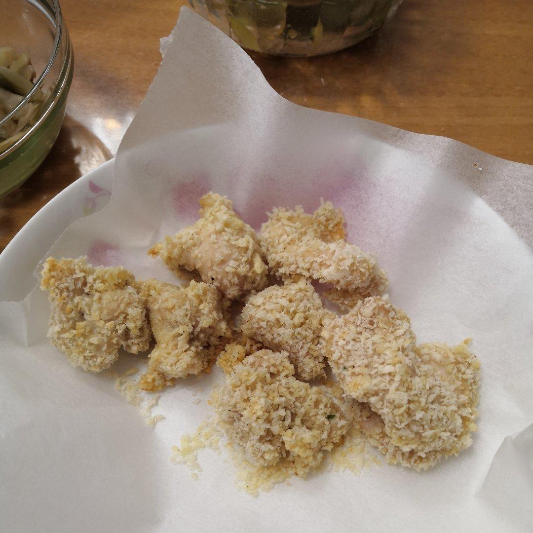 烤箱版鸡米花 | 无需油炸 蒜香味十足