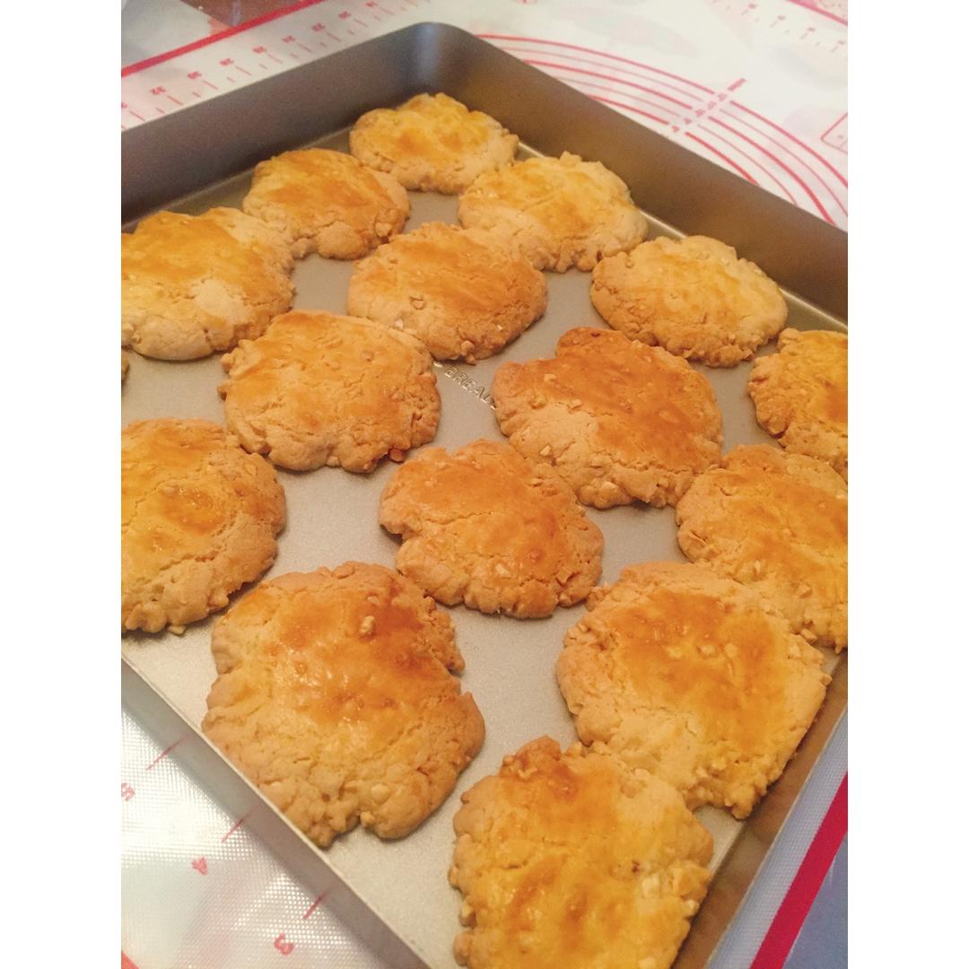 超级好吃的花生酥饼（橄榄油版）