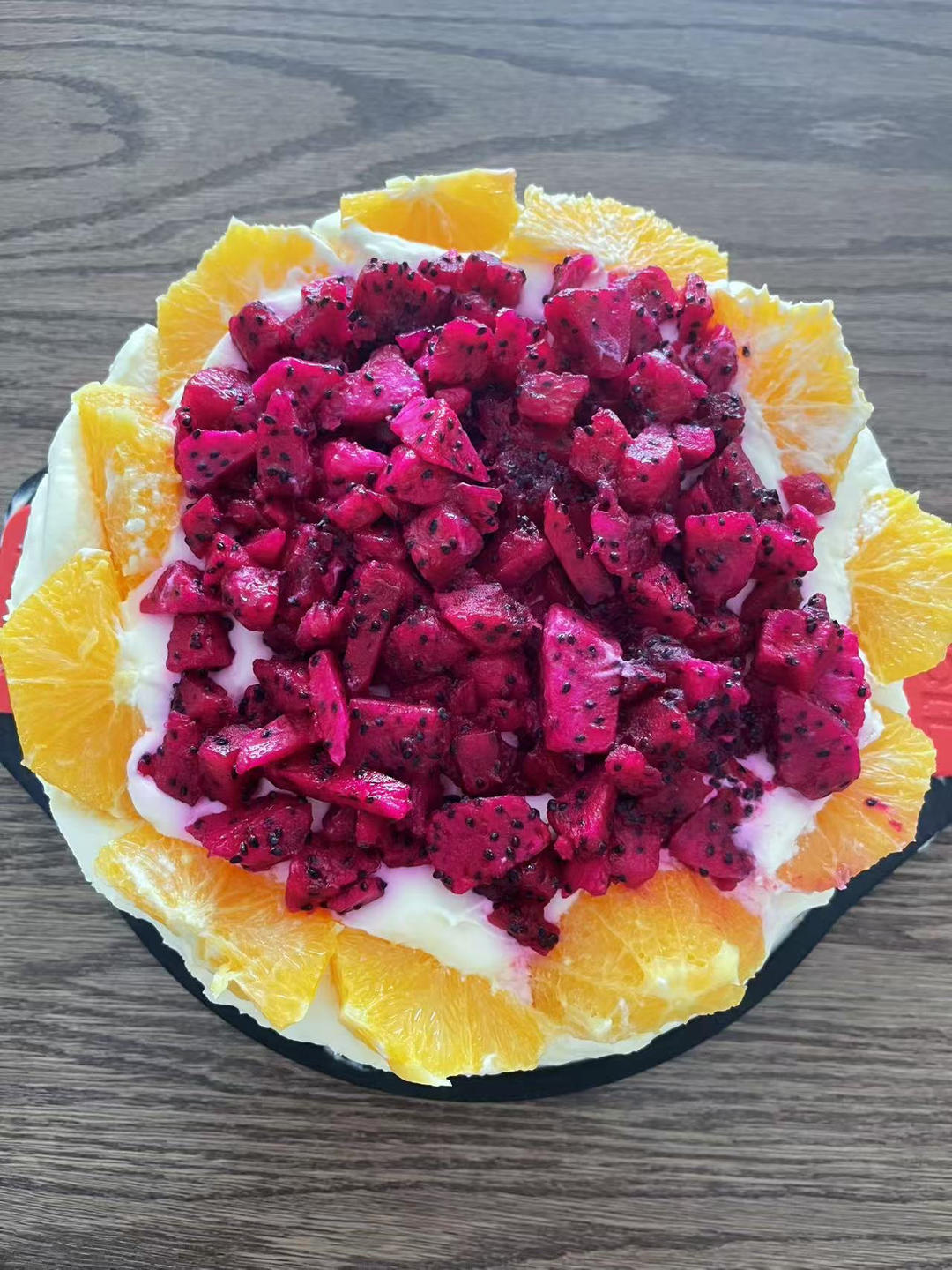 奶油草莓水果生日蛋糕（附戚风蛋糕 奶油打发教程）