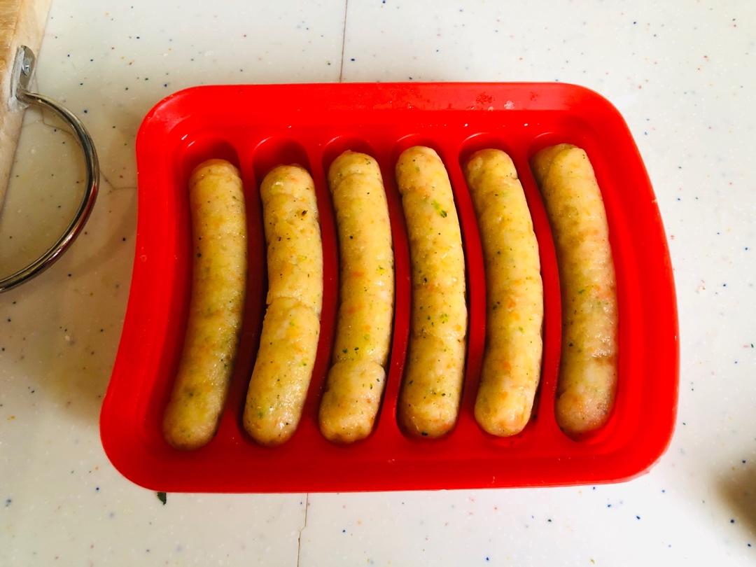 蔬菜虾仁肠-9个月宝宝辅食