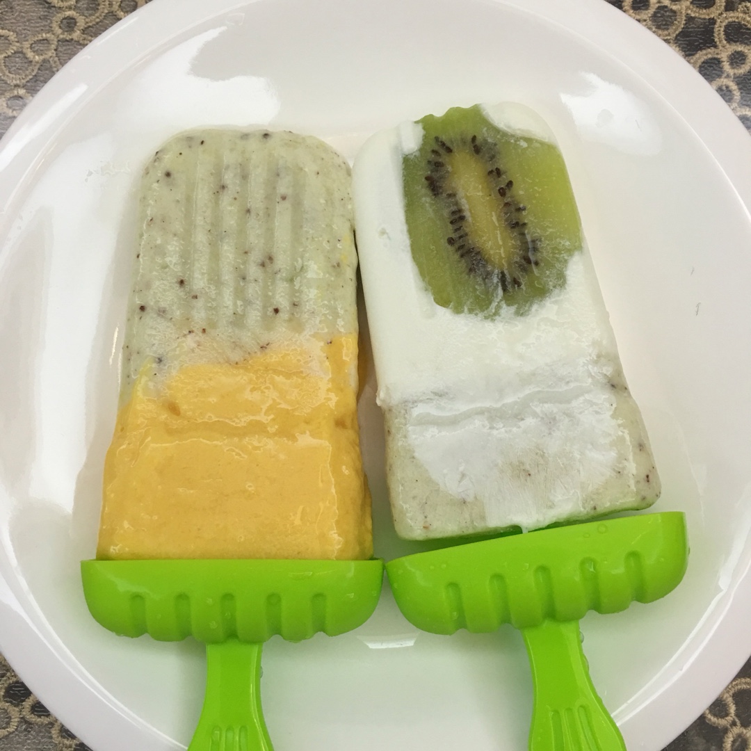 三种口味奶油水果冰棍 Creamy Fruit Popsicle