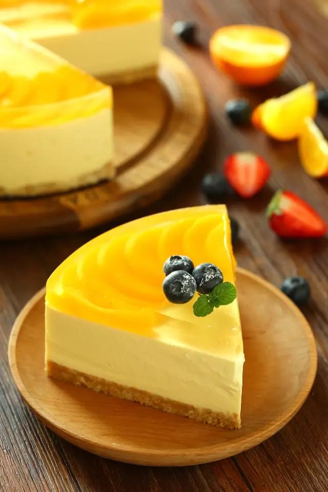 黄桃冻芝士蛋糕