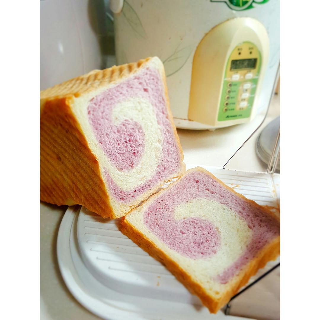 紫薯双色吐司