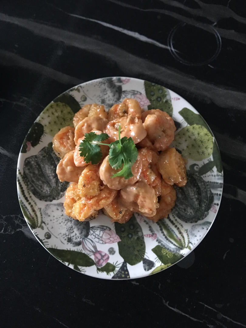 柏悦平替版芥末虾球