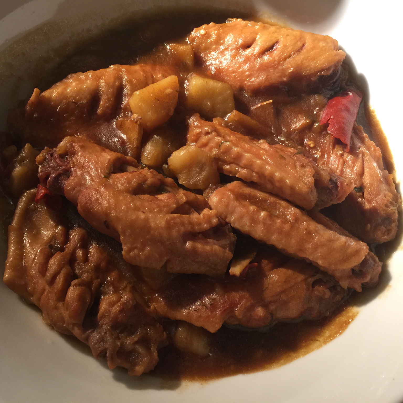 土豆炖鸡翅（快手零失败）