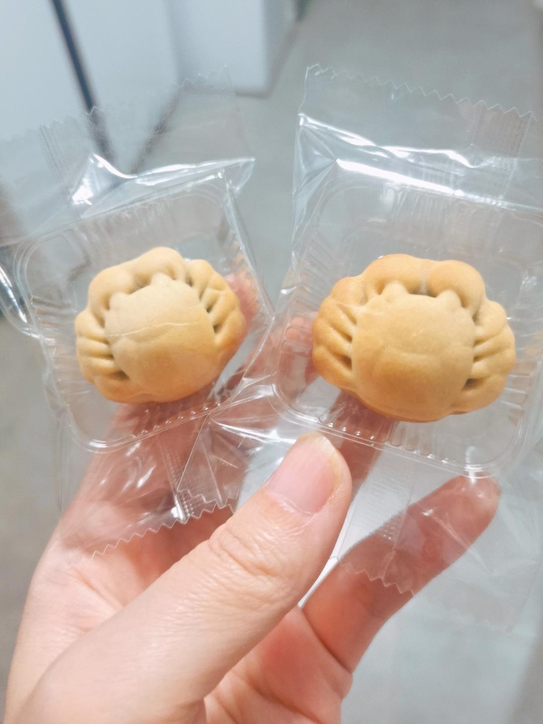 一口一个｜超可爱｜mini宝宝小螃蟹🦀️小月饼