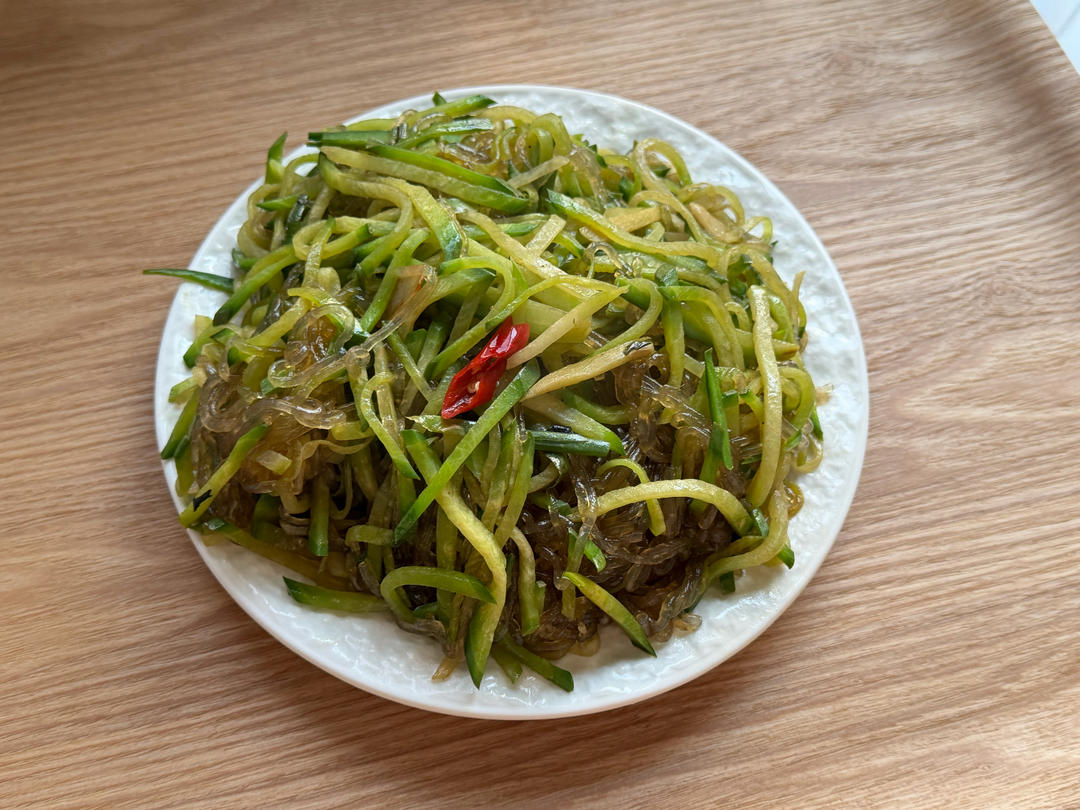 青萝卜丝炒粉条