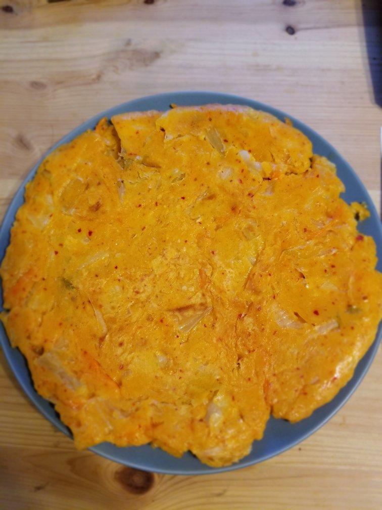 十五分钟的快手泡菜饼