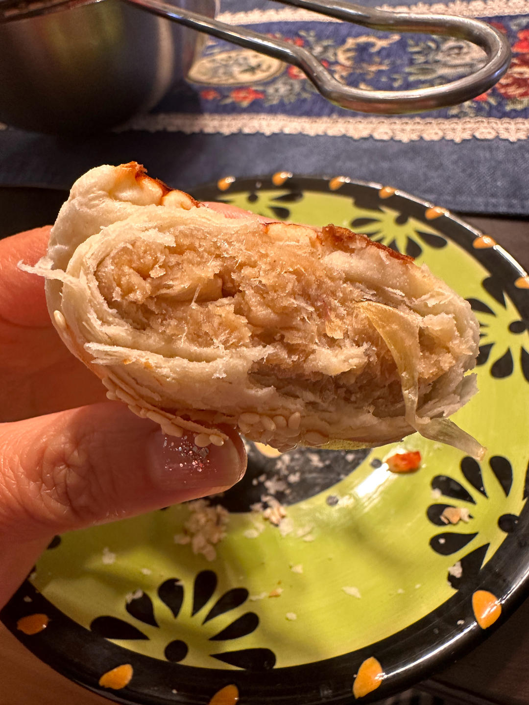 鲜花牡丹饼