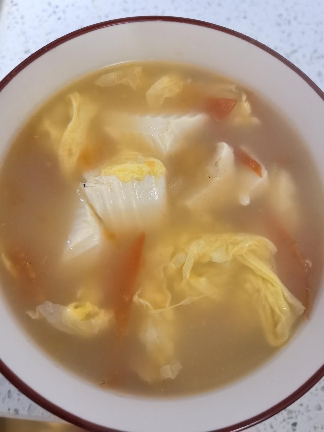 好喝开胃小汤-内酯豆腐汤