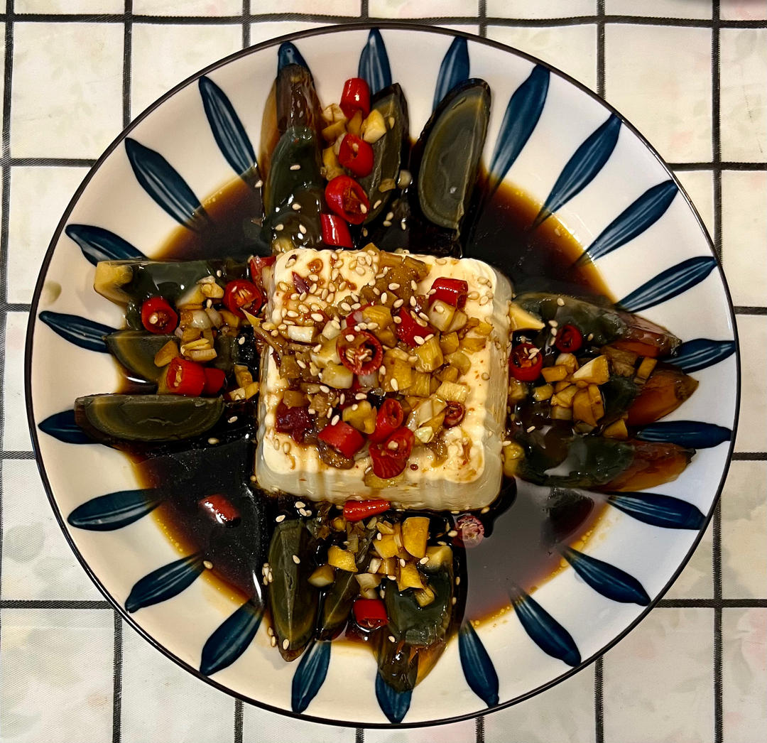 【最佳CP～】凉拌皮蛋豆腐✨