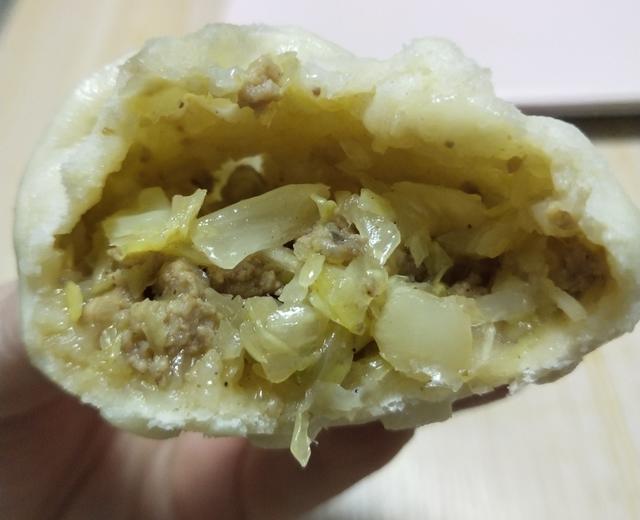 圆白菜包子的做法