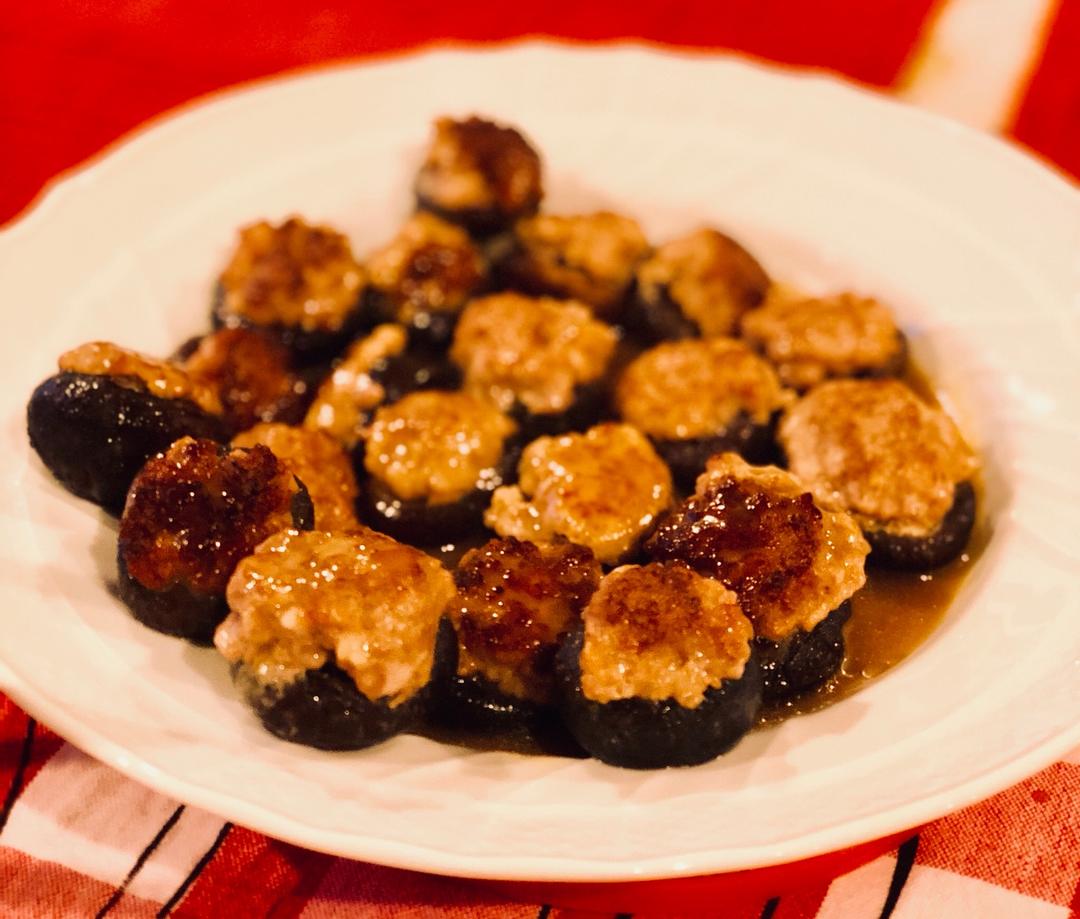 美味的肉酿香菇～～孩子爱吃的下饭菜