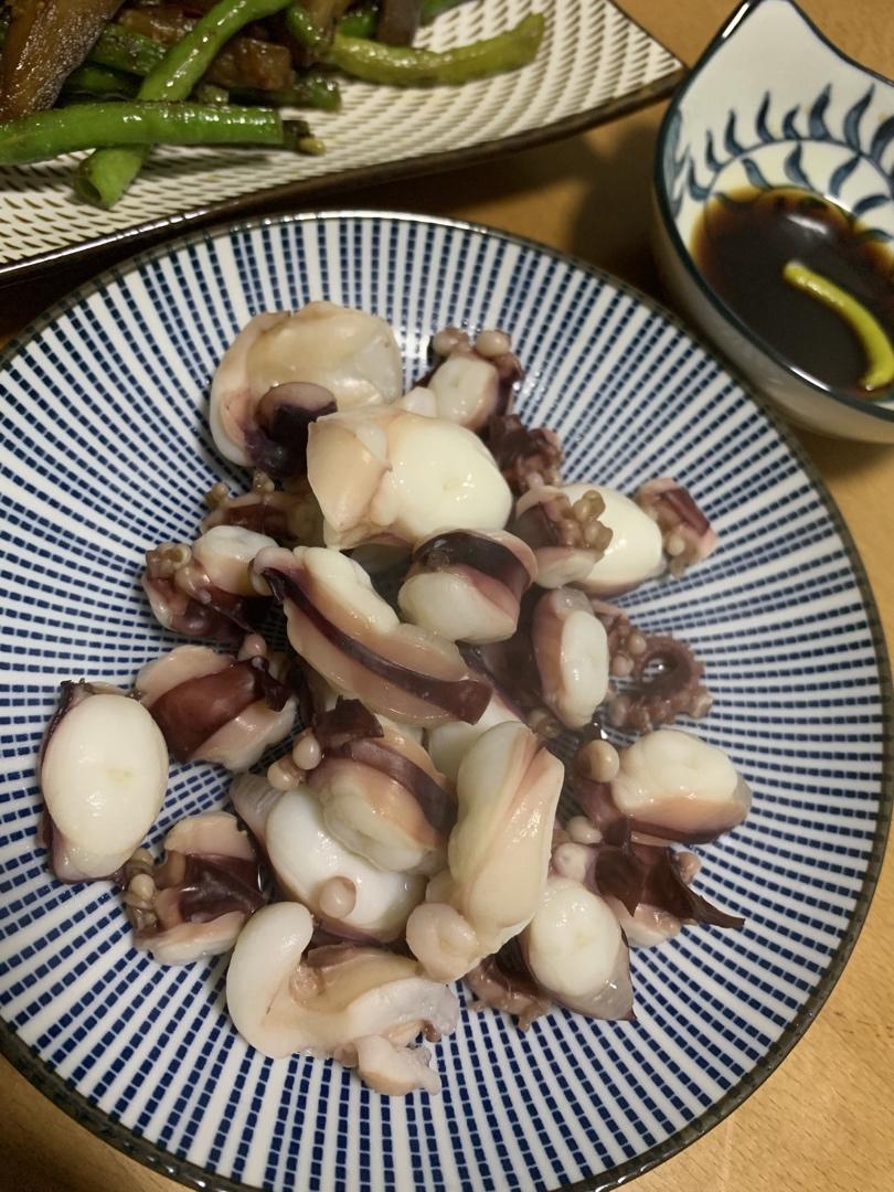 白灼章鱼足