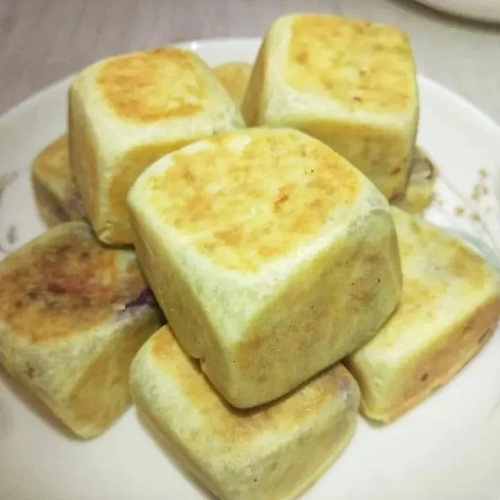 【爆浆紫薯仙豆糕】