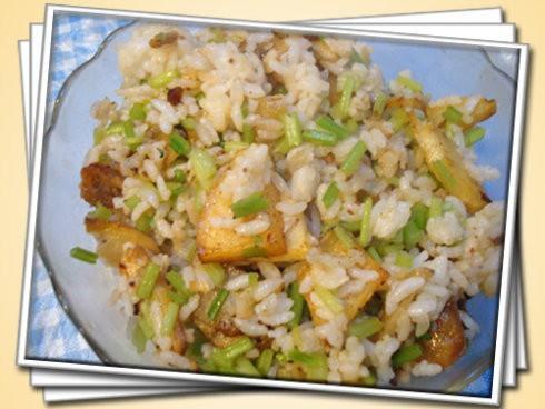 香芹土豆焖米饭的做法
