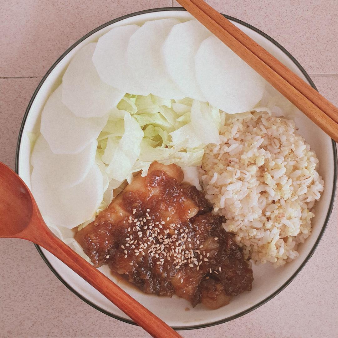 快手照烧巴沙鱼盖饭