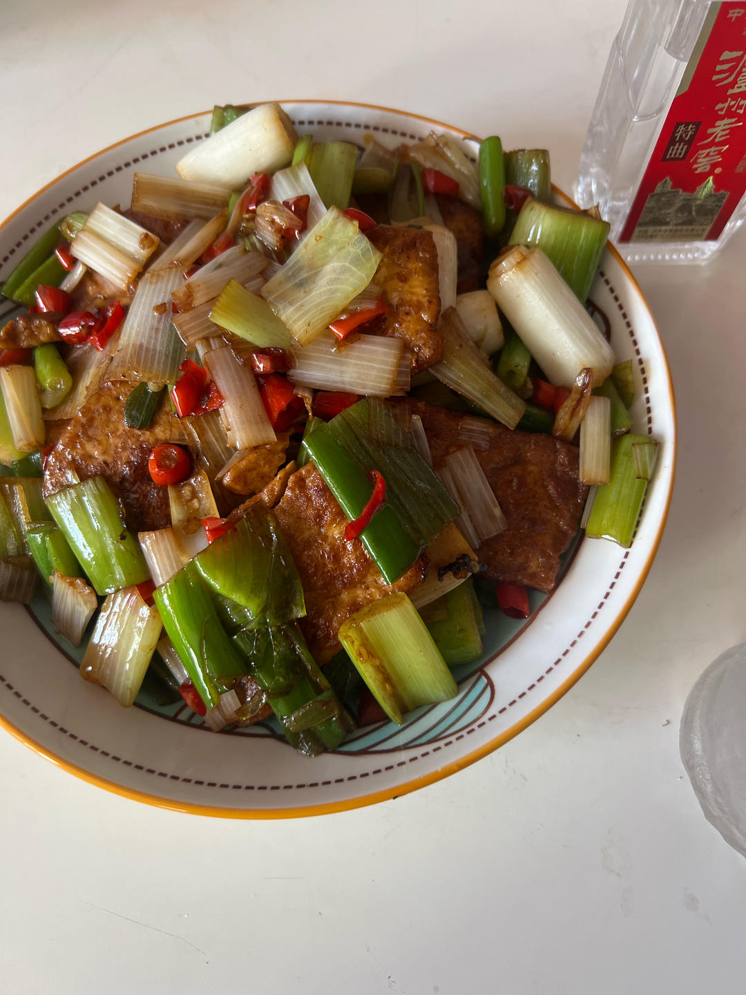 大葱烧豆腐