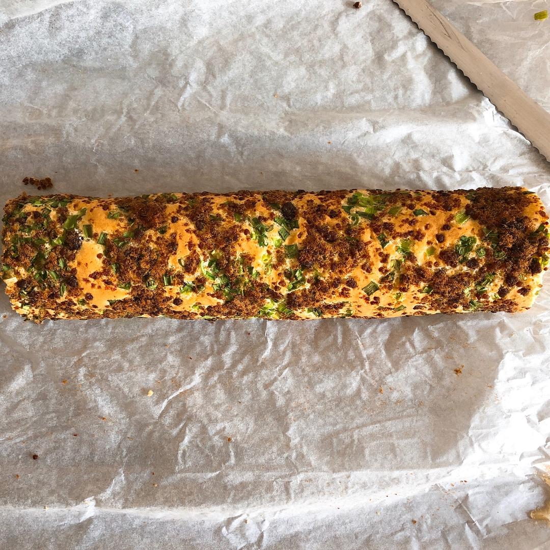 香葱肉松肥蛋糕卷～