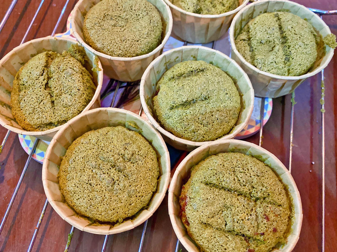 抹茶纸杯蛋糕
