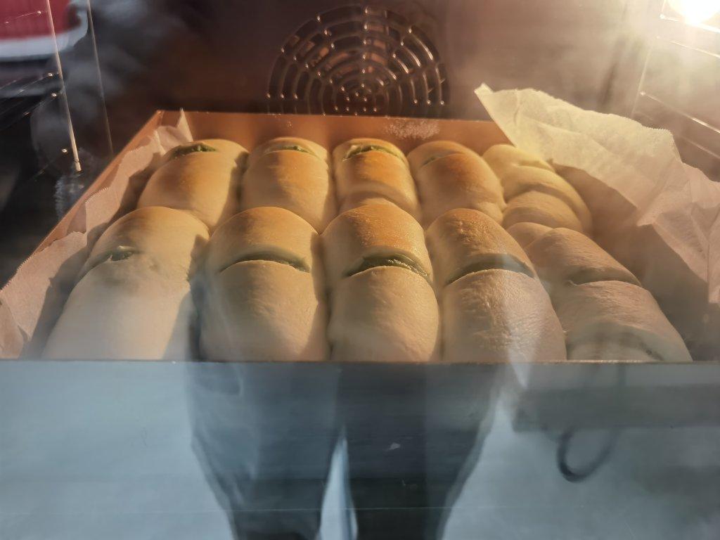 抹茶奶酥小金砖（70%中种吐司）