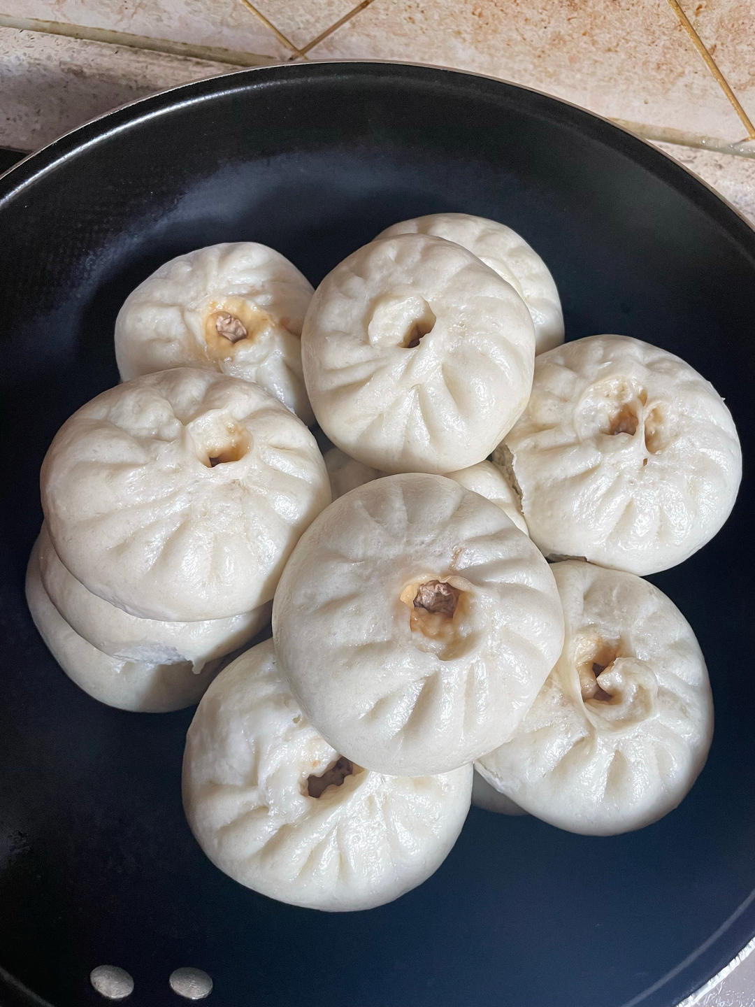 一次发酵肉包子