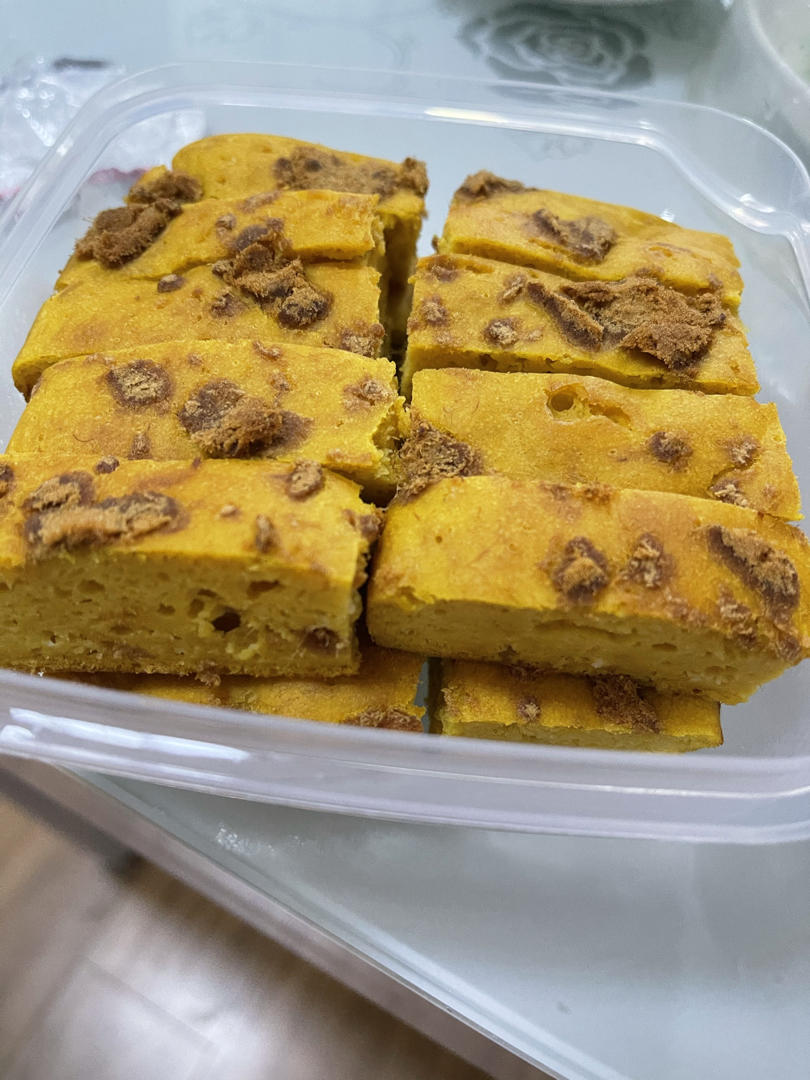 无油无糖|🎃免打发全麦肉松南瓜磅蛋糕🍰