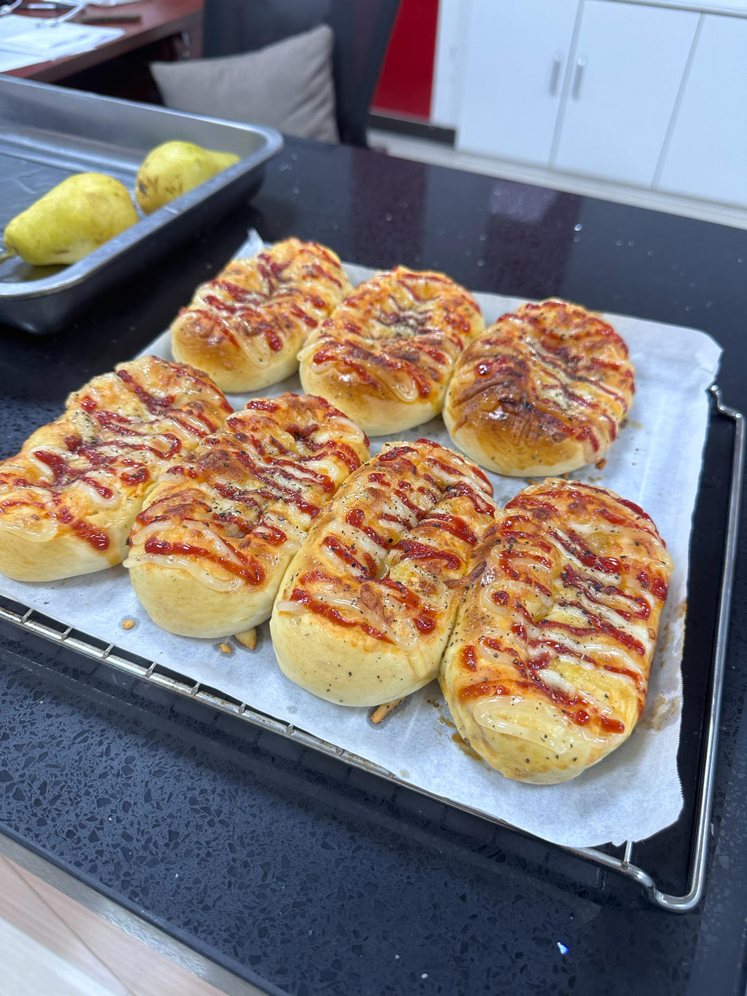 肉松肠仔面包（波兰种）