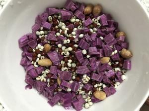 红豆薏米紫薯糖水的做法 步骤1