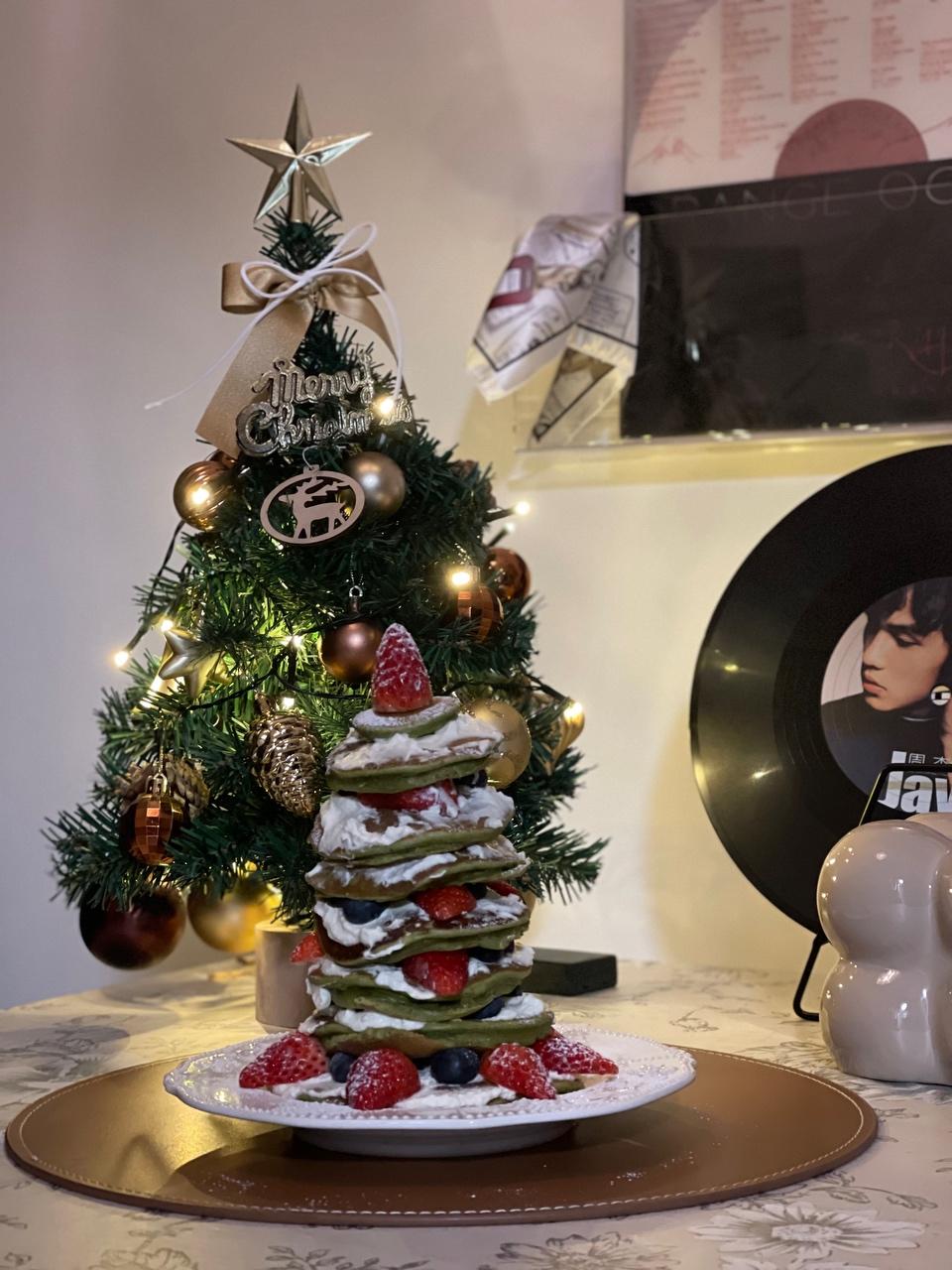 节日氛围感松饼树极简教程的做法