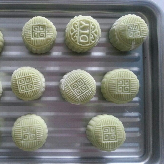 抹茶冰皮月饼