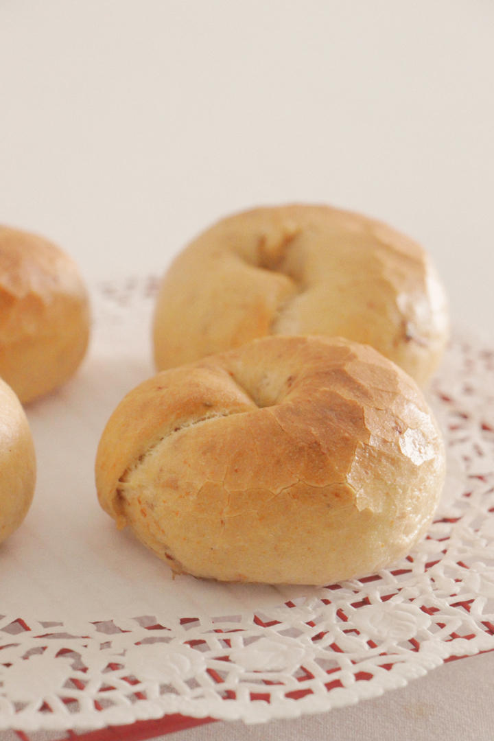 这可能是你距离钻石纹贝果最近的一次——油浸番茄贝果