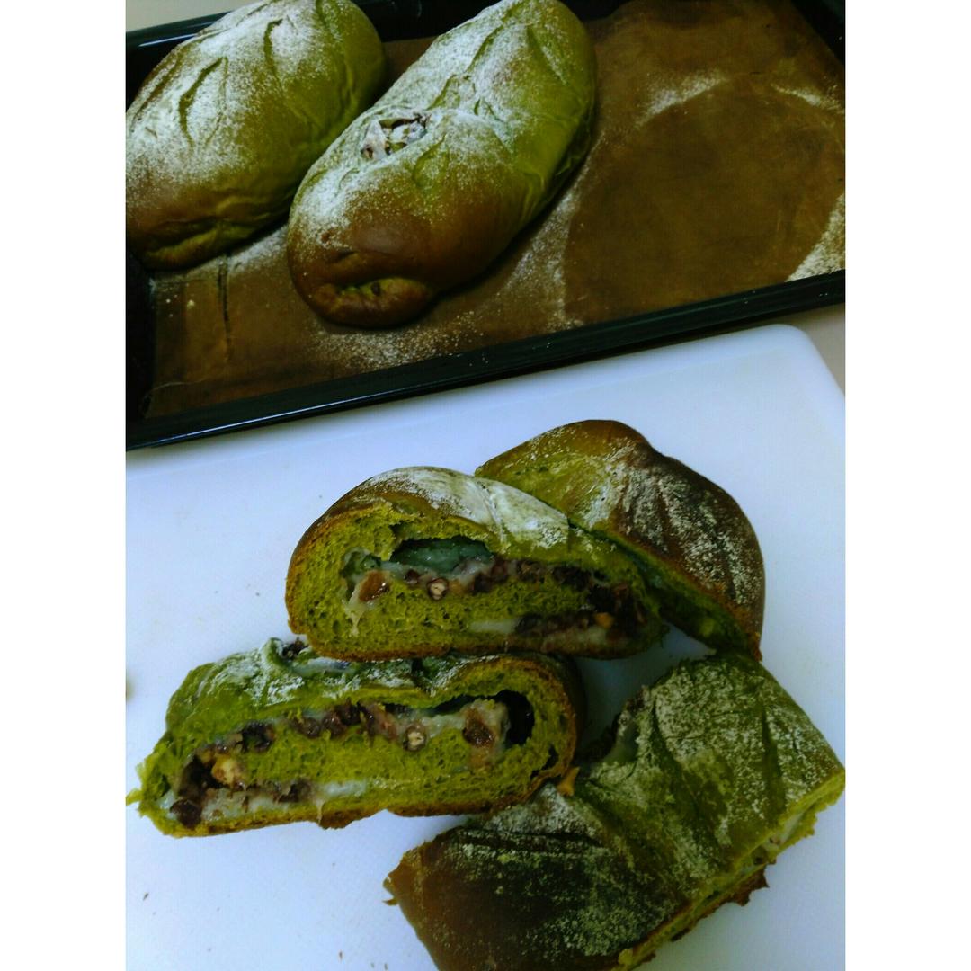 麻薯夹心抹茶软欧