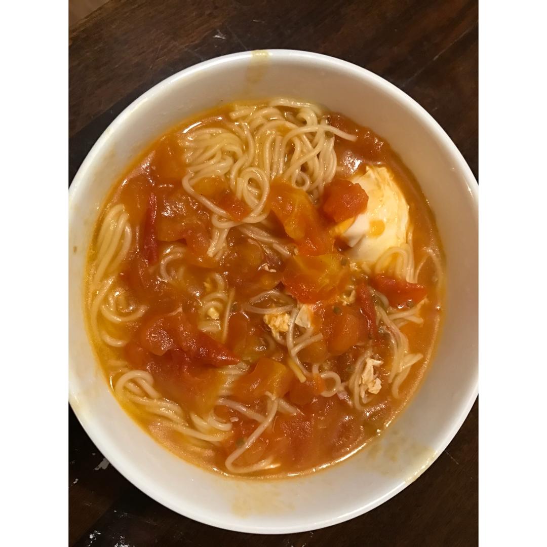 超级入味好吃的番茄鸡蛋面