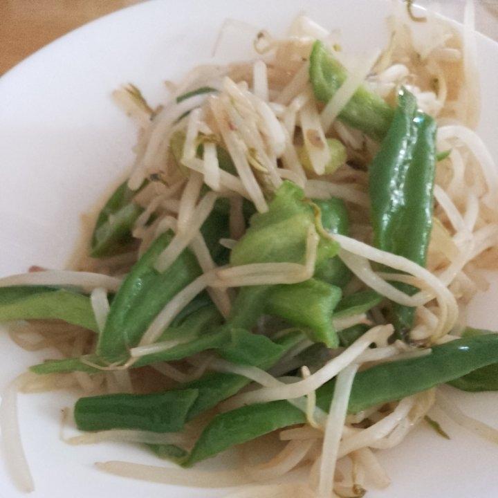 清炒豆芽