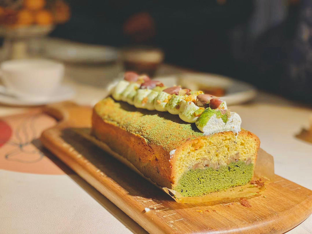 双茶栗子磅蛋糕