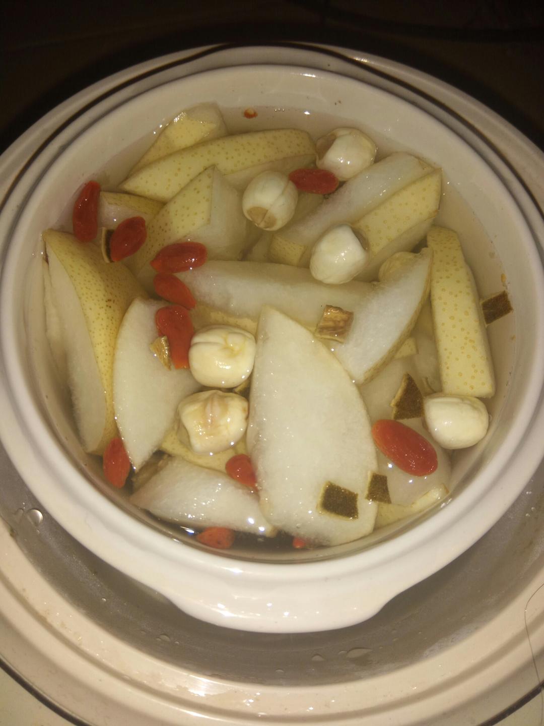 止咳润喉梨汤