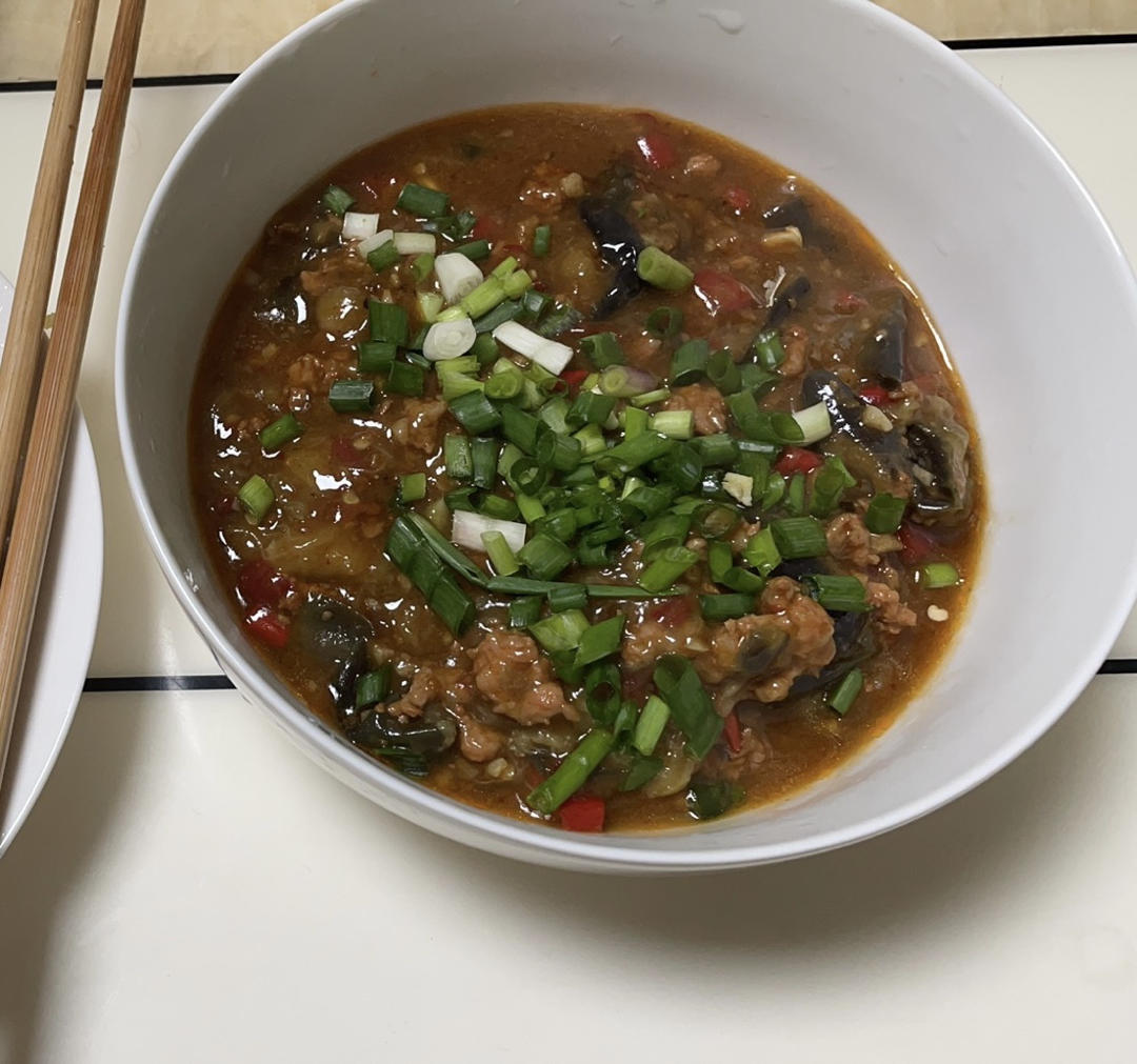 肉沫茄子（家庭无油炸版）