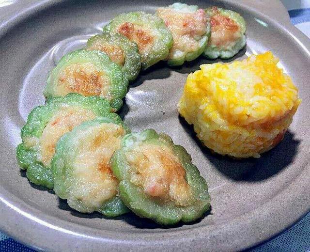 苦瓜香虾圈的做法