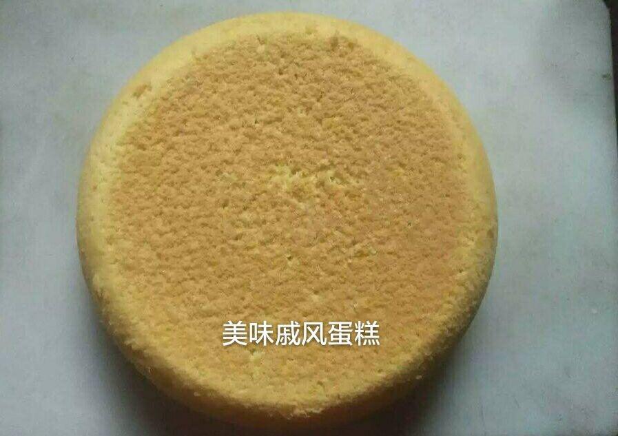 蛋糕的做法（8寸戚风蛋糕）