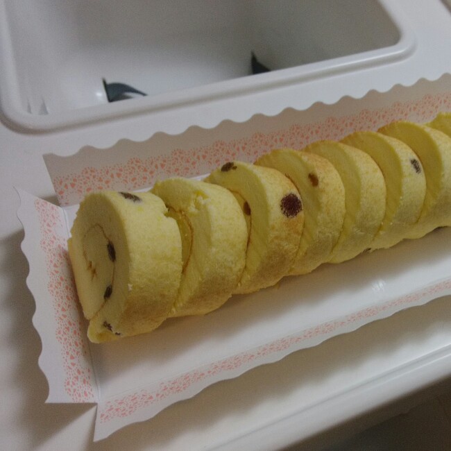 葡萄干蛋糕卷