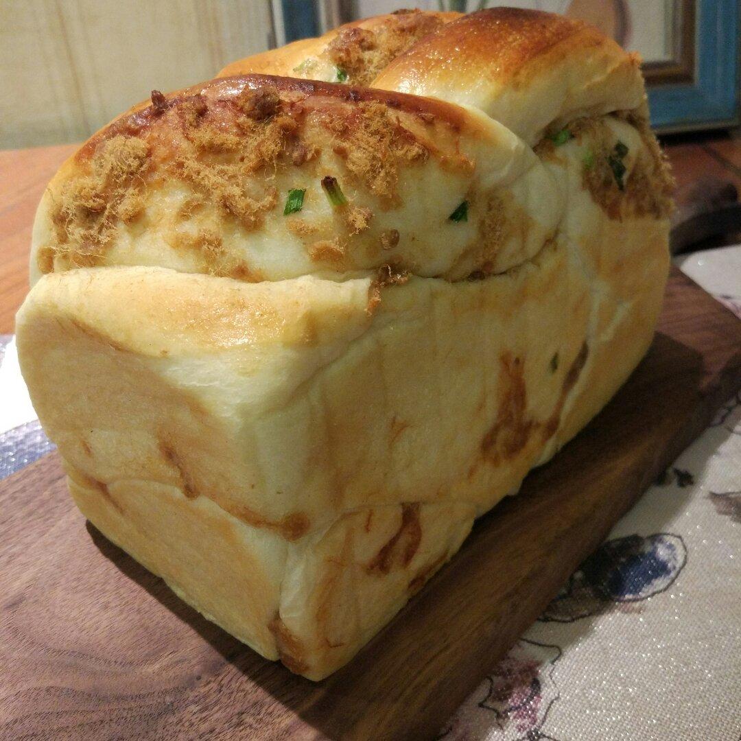 香葱肉松手撕吐司
