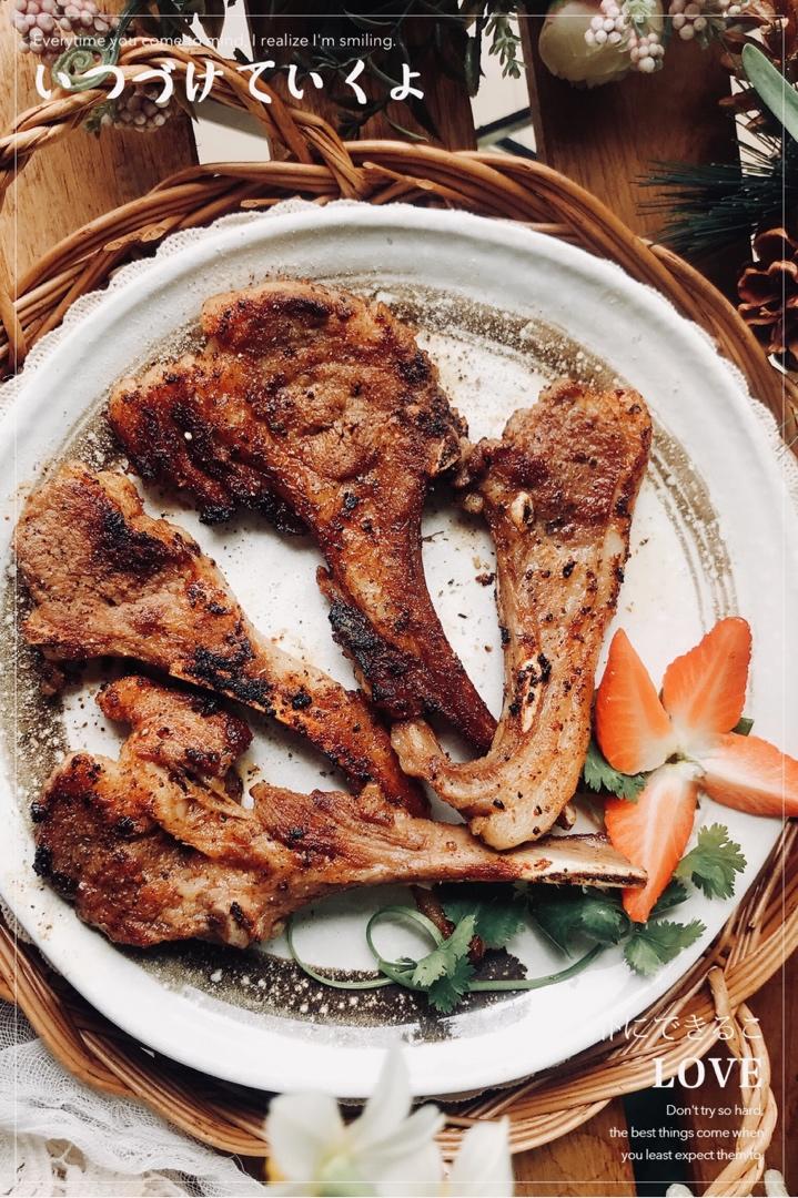 香煎法式小切羊排