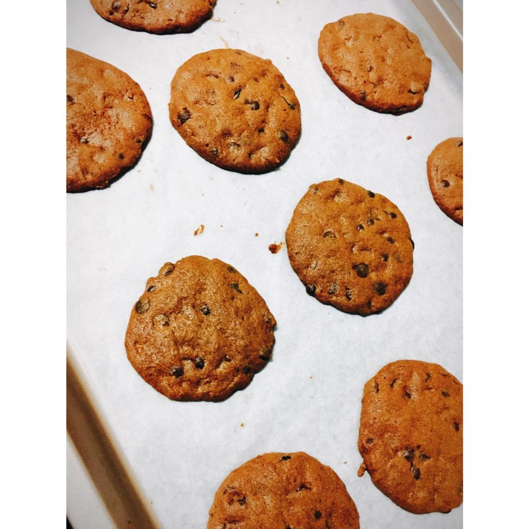 巧克力曲奇饼干 Chocolate Chip Cookies